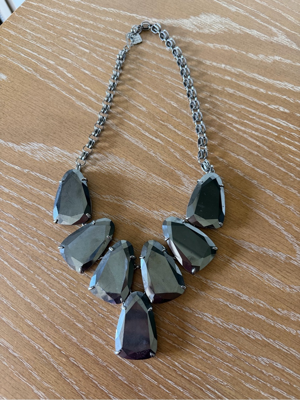 Kendra Scott Harlow Gunmetal Necklace